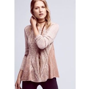 Anthropologie Cable-Knit Sweater- Host Pick
